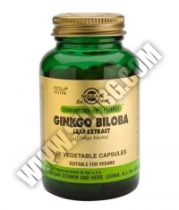 SOLGAR Ginkgo Biloba Leaf Extract, S.F.P. 60 Caps.