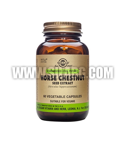SOLGAR Horse Chestnut Seed Extract, S.F.P. 60 Caps.