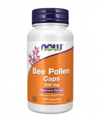 NOW Bee Pollen 500mg. / 100 Caps.