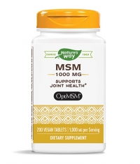 NATURES WAY MSM 1000mg / 200 Vcaps.
