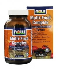 NOW Multi-Food Complex for Men 80 Tabs.