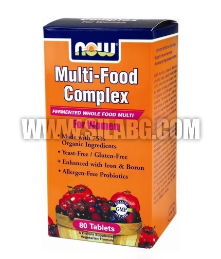 NOW Multi-Food Complex for Women 80 Tabs.
