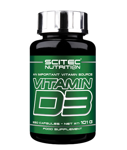 SCITEC Vitamin D3 / 250 Caps. 0.150