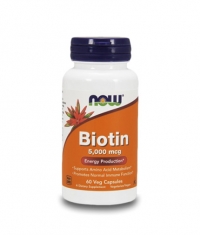 NOW Biotin 5000mcg. / 60 Caps.