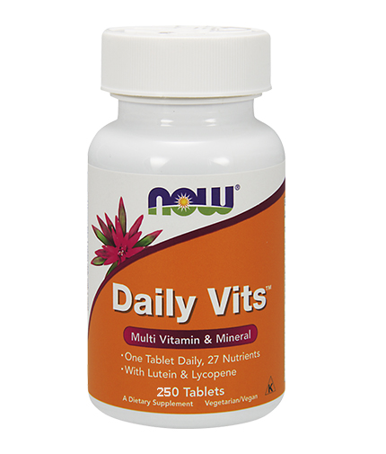 NOW Daily Vits ™ Multi Vitamin & Mineral / 250 Tabs 0.200