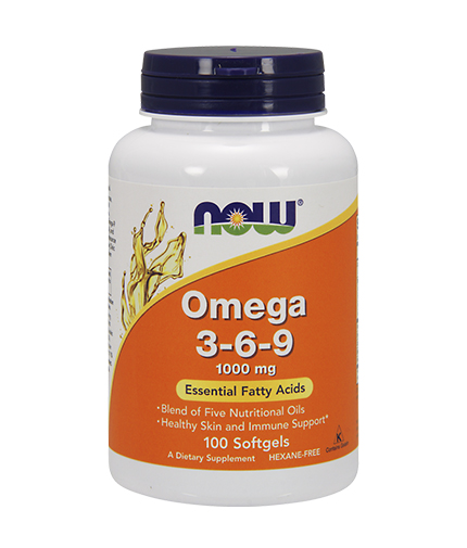 NOW Omega 3-6-9 / 1000 mg / 100 Softgels 0.100