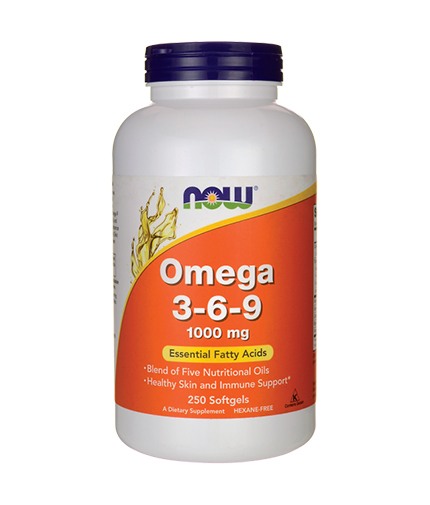 NOW Omega 3-6-9 / 1000 mg / 250 Softgels 0.200