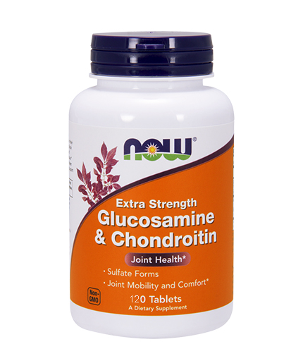 NOW Glucosamine & Chondroitin Sulfate Extra Strength / 120 Tabs