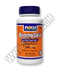 NOW Bromelain 2400 GDU / 360mg. / 90 Tabs.