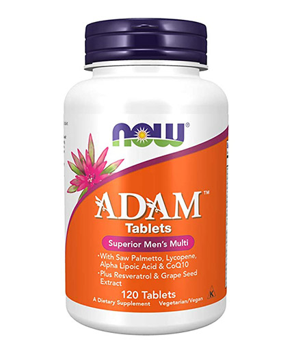 NOW ADAM™ Superior Men's Multiple Vitamin / 120 Tabs 0.100