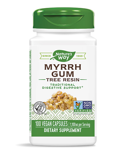 NATURES WAY Myrrh Gum 100 Caps.