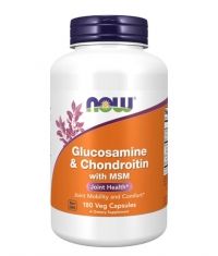 NOW Glucosamine & Chondroitin with MSM / 180 Caps