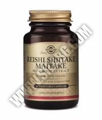 SOLGAR Reishi Shiitake Maitake Mushroom Extract 50 Caps.