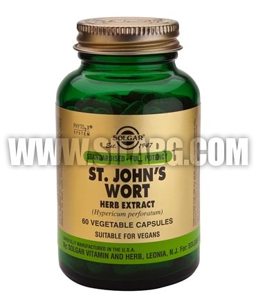 SOLGAR St. John’S Wort Herb Extract, S.F.P. 175 mg. / 60 Caps.