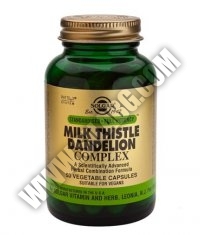 SOLGAR Milk Thistle/Dandelion Complex S.F.P. 50 Caps.