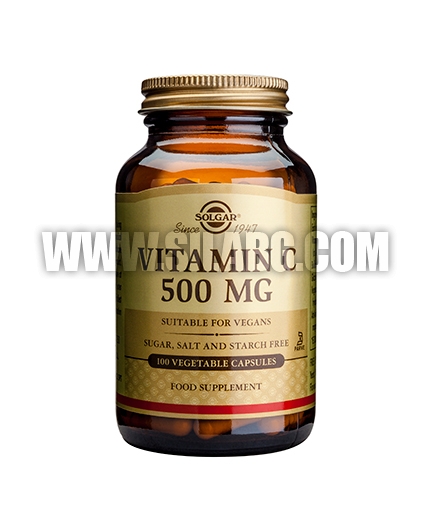 SOLGAR Vitamin C 500 mg. / 100 Caps.