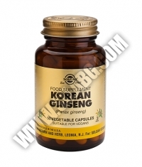 SOLGAR Korean Ginseng, F.P. 50 Caps.