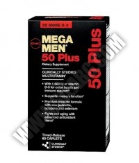 GNC Mega Men 50 + / 60 Caps.