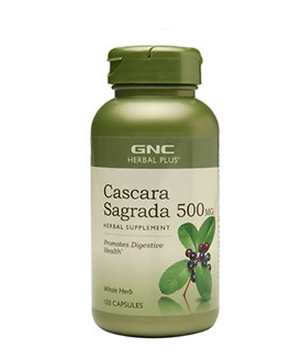 GNC Herbal Plus Cascara Sagrada 500 mg. / 100 Caps.