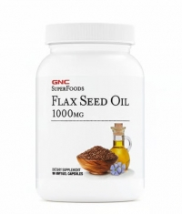 GNC SuperFoods Flax Seed Oil 1000 mg. / 90 Softgels
