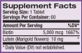 Biotin Plus Lutein / 60 Tabs.