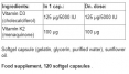 Vitamin K2 + Vitamin D3 / 120 Softgels