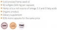 Hemp Seed Oil 500 mg / 90 Caps