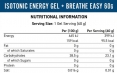 Breathe Isotonic Energy Gel - Open Your Airwaves / 60 g