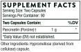 Pancreatic Enzymes / 180 Caps