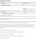 Berberine HCl 500 mg / 90 Vcaps