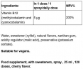 Vitamin B12 Junior Spray / Cherry Flavour / 25 ml