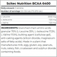BCAA 6400 / 125 Tabs.