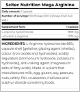 Mega Arginine 140 Caps.